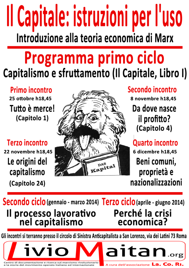 Locandina - Il Capitale - Primo ciclo