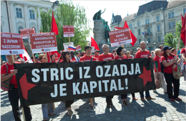 Manifestazione Slovenia