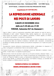 convegno Firenze repressione