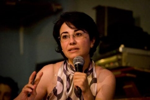 Haneen Zoabi, deputata palestinese, del partito Balad
