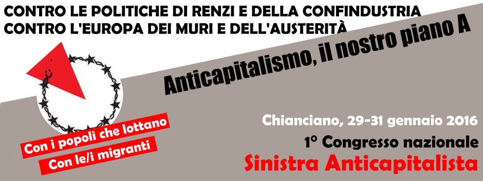 Striscione congresso