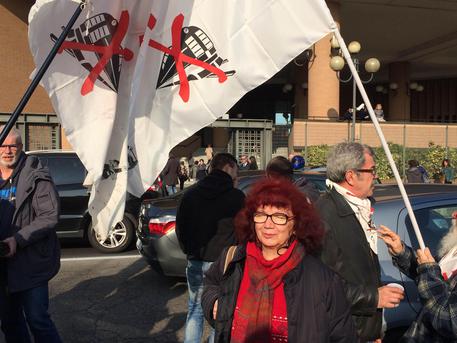 Pasionaria No Tav Nicoletta Dosio in tribunale a Torino