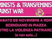 Sabato 22 novembre a Roma scendiamo in piazza contro la violenza patriarcale e non solo...